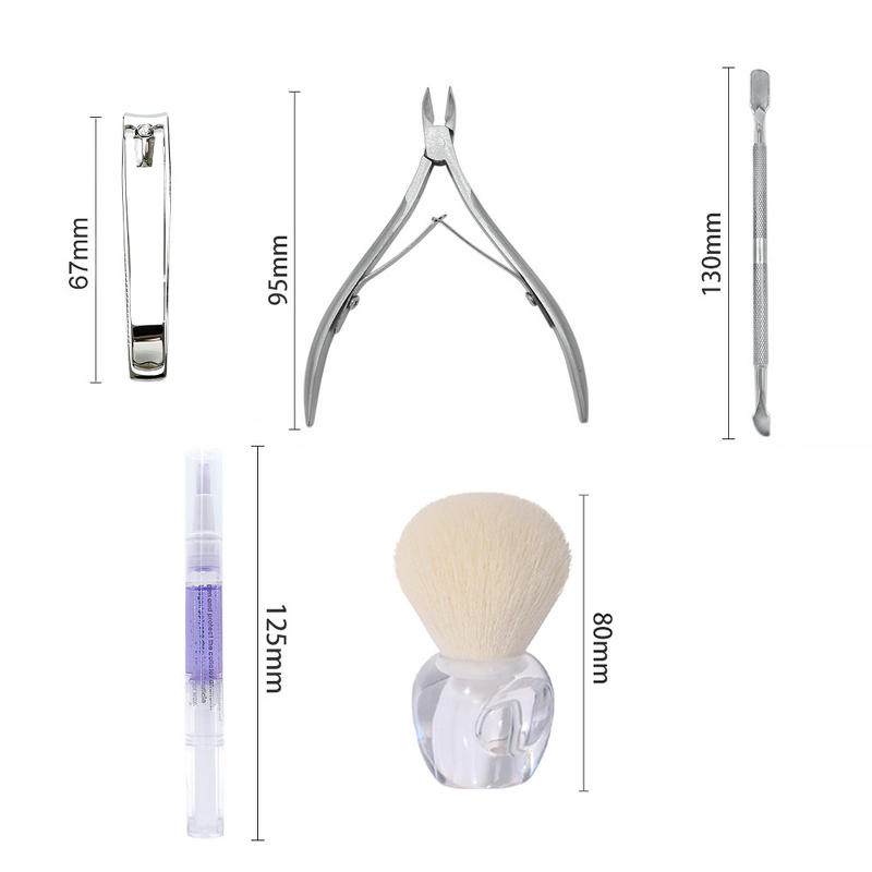 Manicure Care Set Manufacturer - Professional Home for Beginners with Dead Skin Scissors Grinding Files