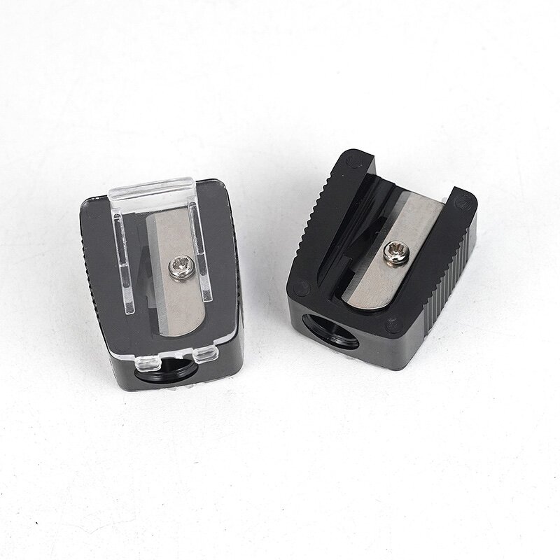 Pencil Sharpener Manufacturer - Wholesale Manual Lip Liner Eyebrow Stainless Steel Cosmetic Tool Pink White Black