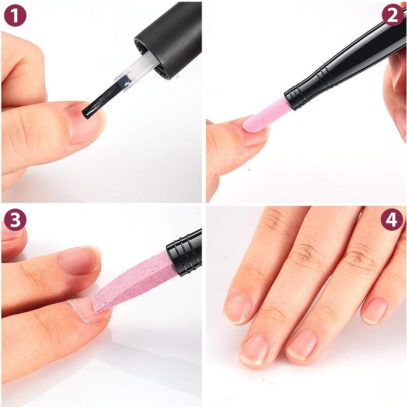 Cuticle Pusher Manufacturer - Double-head Quartz Manicure Tool for Dead Skin Removal Pen