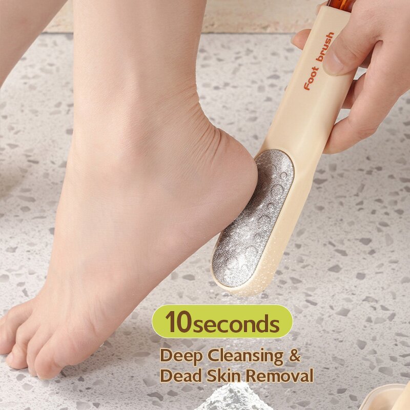 Pedicure Knife Manufacturer - 3 in 1 Professional Callus Remover Plastic Foot File with Brush