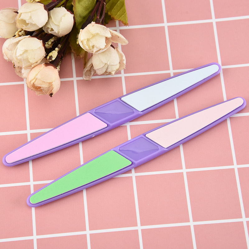 Nail File Manufacturer - Wholesale Colorful 4 Way Diamond Sanding & Polishing
