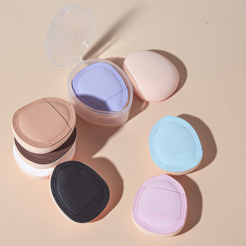 Finger Powder Puff Manufacturer - Dry Wet Dual-use Hydrophilic Non-Latex Marshmallow Thumb Mini Air Cushion Foundation Sponge