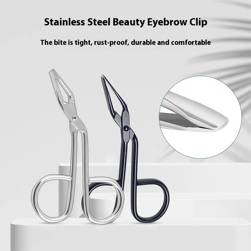 Eyebrow Tweezers Manufacturer - Wholesale Scissors Shape Stainless Steel Beauty Private Label