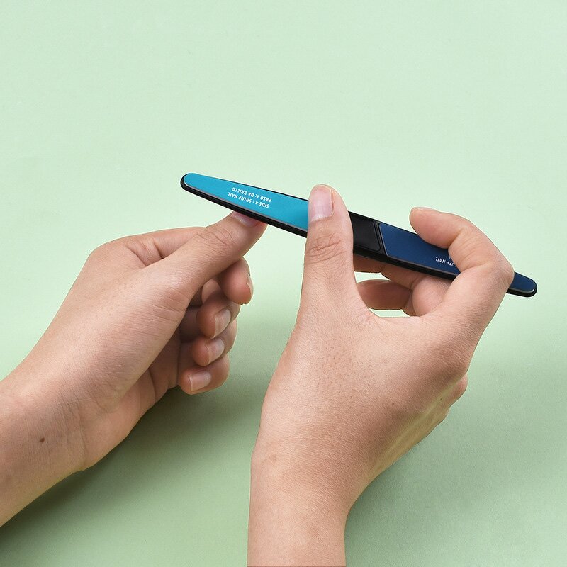 Nail File Manufacturer - Professional Portable 4 Sides Double Side Buffer Colorful Sandpaper Shaping