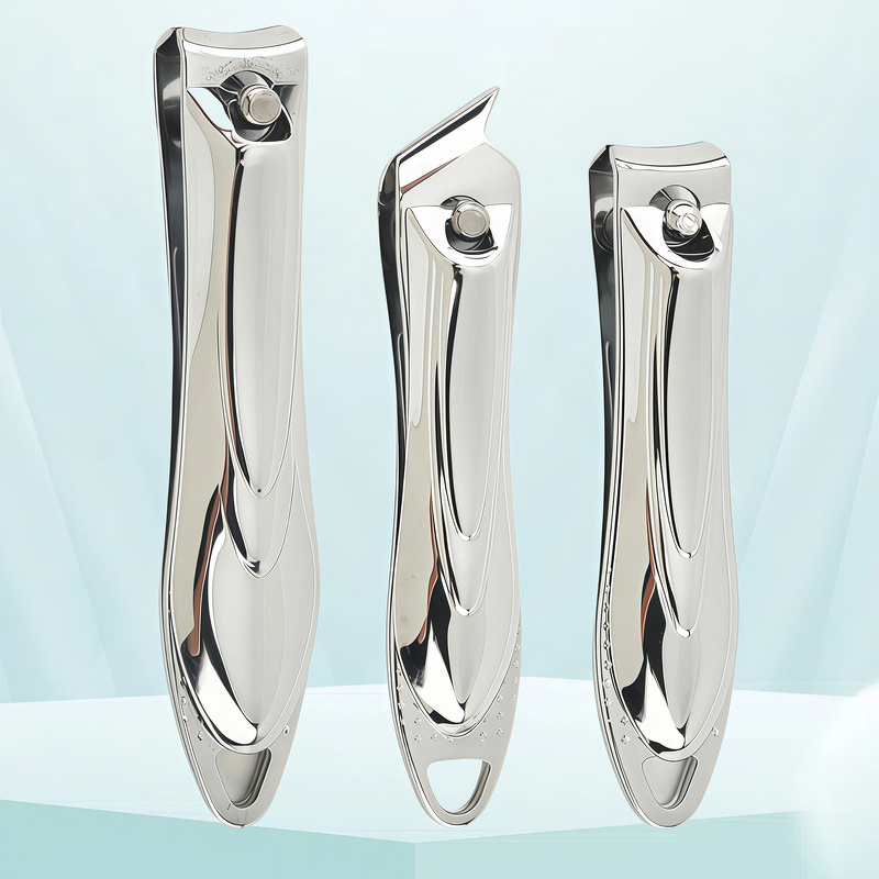 Nail Clippers Set Manufacturer - Wholesale High-End Carbon Steel with Nail File Flat & Slanted Blade Tips
