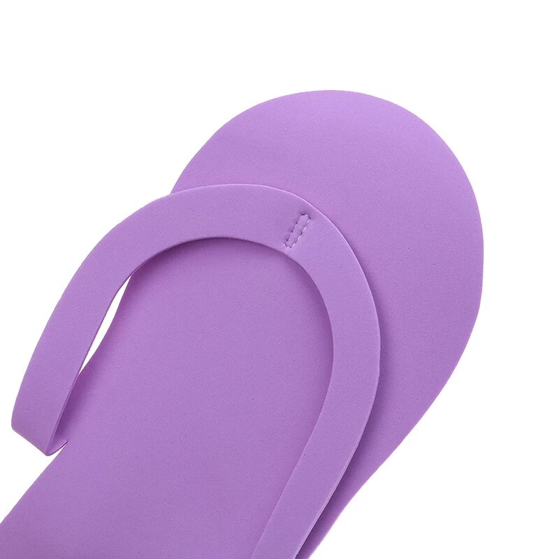 Disposable Slippers Manufacturer - Foam High Quality Spa Pedicure Flip Flop Assorted Colors for Salon