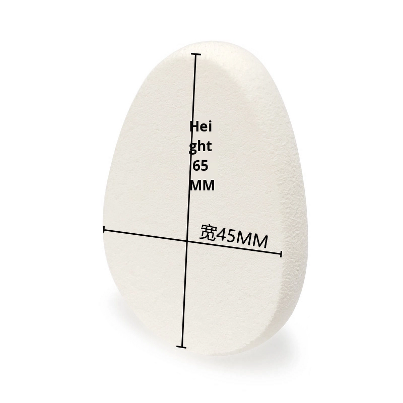 Makeup Sponge Manufacturer - Manufacturer Wholesale White Beauty Latex Round Disposable Foundation Facial Cosmetic