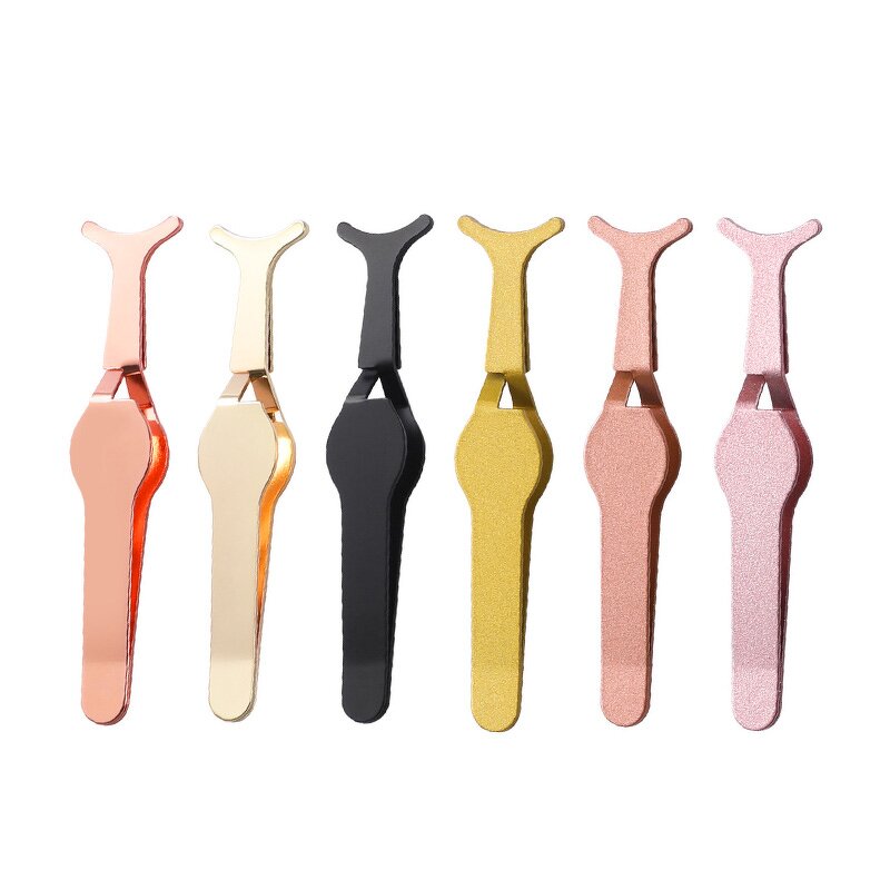 Brow Tweezers Manufacturer - Wholesale Private Label Logo Thick Metal Stainless Steel Eyelash Grip Scissors