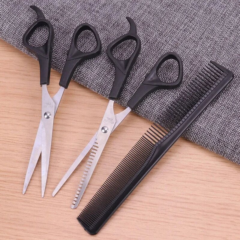 Hair Thinning Scissors Manufacturer - OEM Wholesale Customize Logo Professional 5pcs Set Hair Cutting