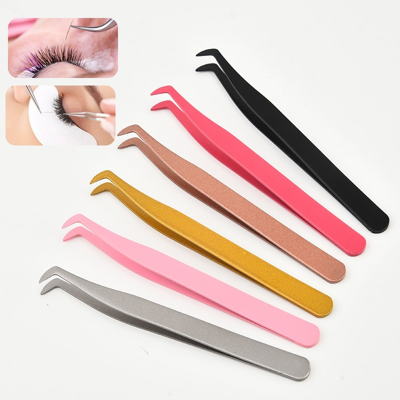 Eyelash Tweezers Manufacturer - Wholesale Stainless Steel Pointed Tip Durable Private Label Diamond Grip
