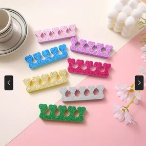 Toe Separator Manufacturer - Nail Art Tools Peach Heart Sponge Eva Finger Toe Splitter Manicure Divider