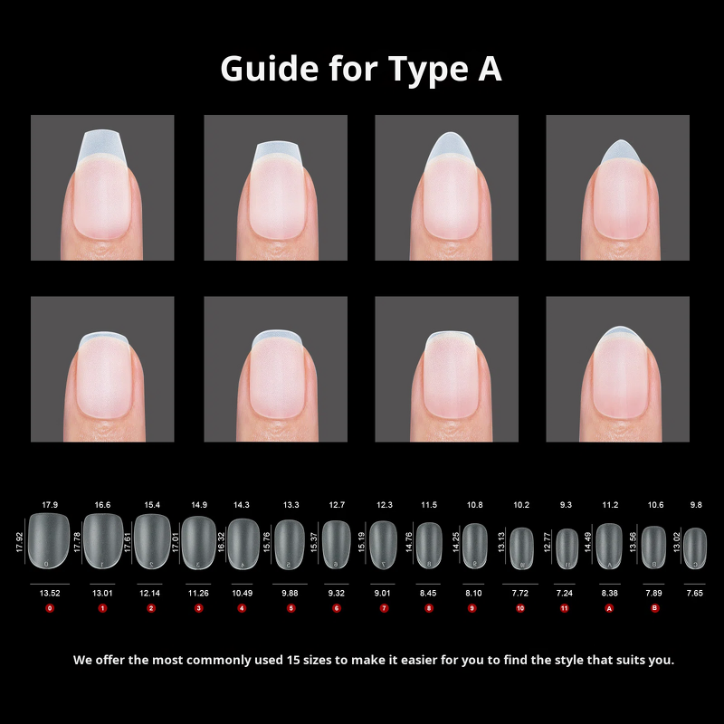 Press on Nails Manufacturer - ABS Custom Full Cover Frosted Matte Design Short Length Long-lasting