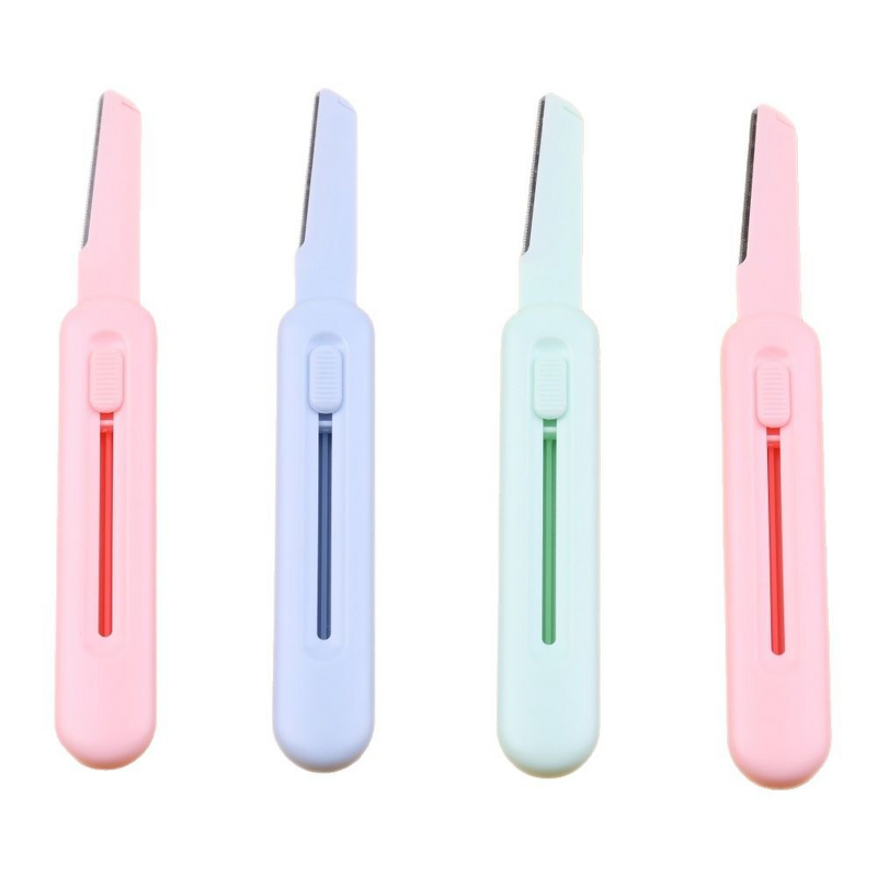 Eyebrow Razor Manufacturer - Wholesale Sharp Compact Portable Anti-Scratch Plastic + Stainless Steel Retractable