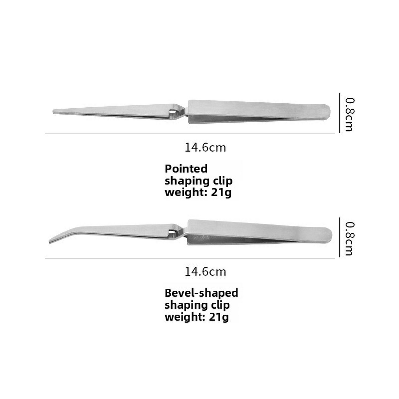 Nail Shaping Clips Manufacturer - Factory-Ready Crystal Phototherapy Stainless Steel Extension Pliers for Salons