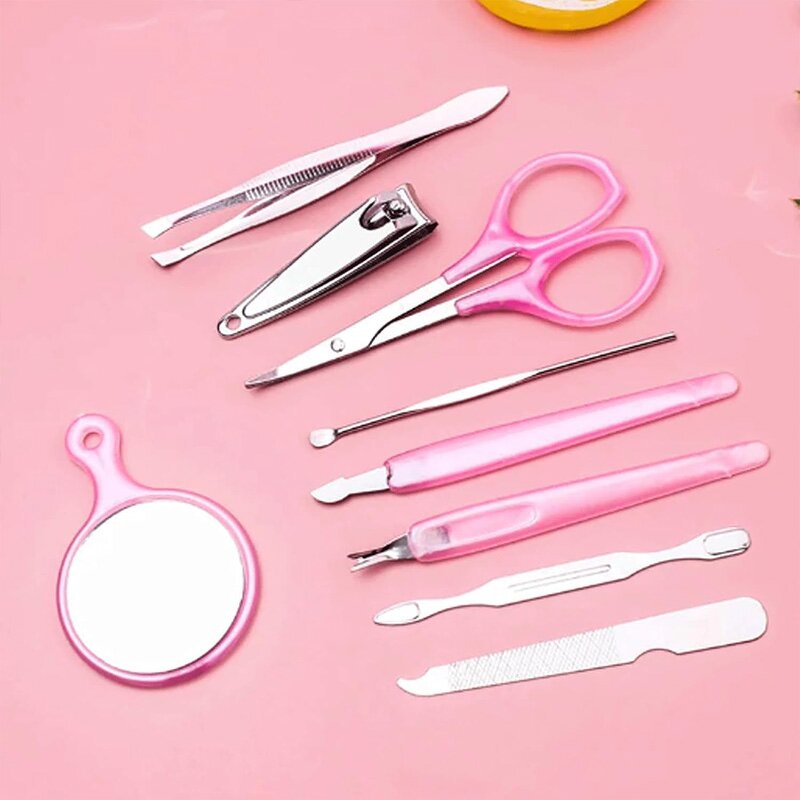 Manicure Set Manufacturer - Wholesale Gift 8PCS Apple Shape Wedding Souvenir Clipper Scissors Pusher