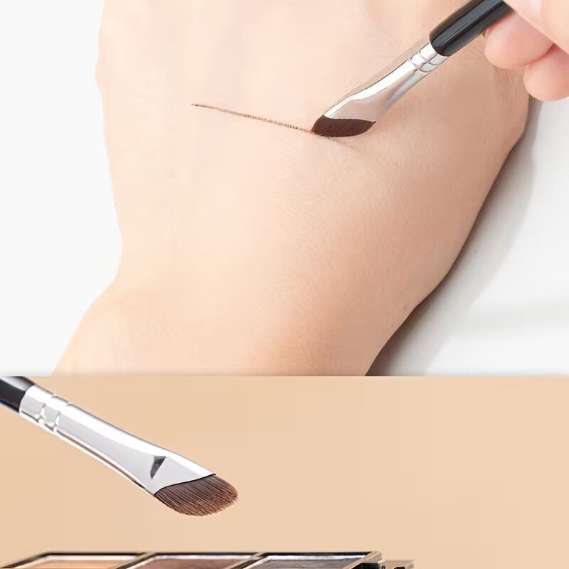 Makeup Brush Manufacturer - Thin Angled Tinting Single Custom Logo Private Label Flat Brow Eyeliner Concealer