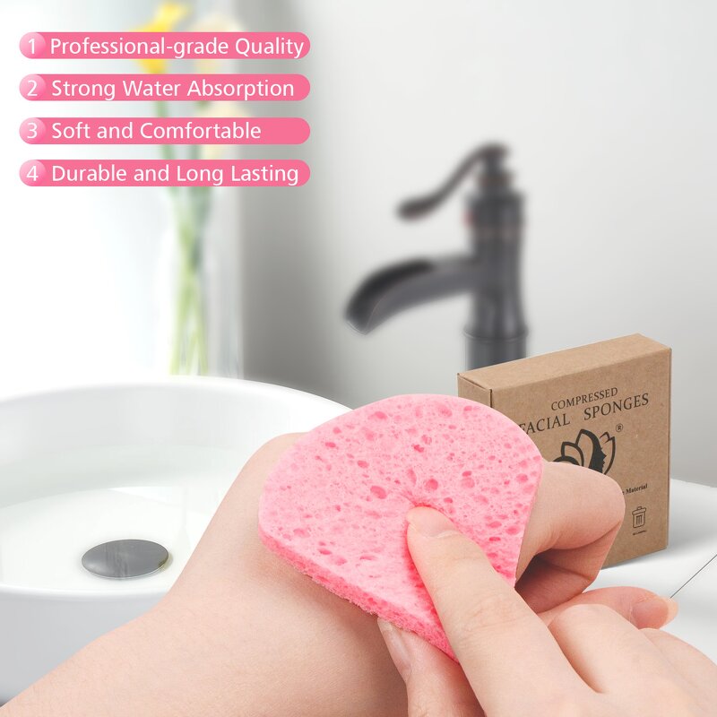 Facial Cleansing Sponge Manufacturer - Hot Sale Customizable Spa Estheticians Massage Package Popular Compressed Makeup