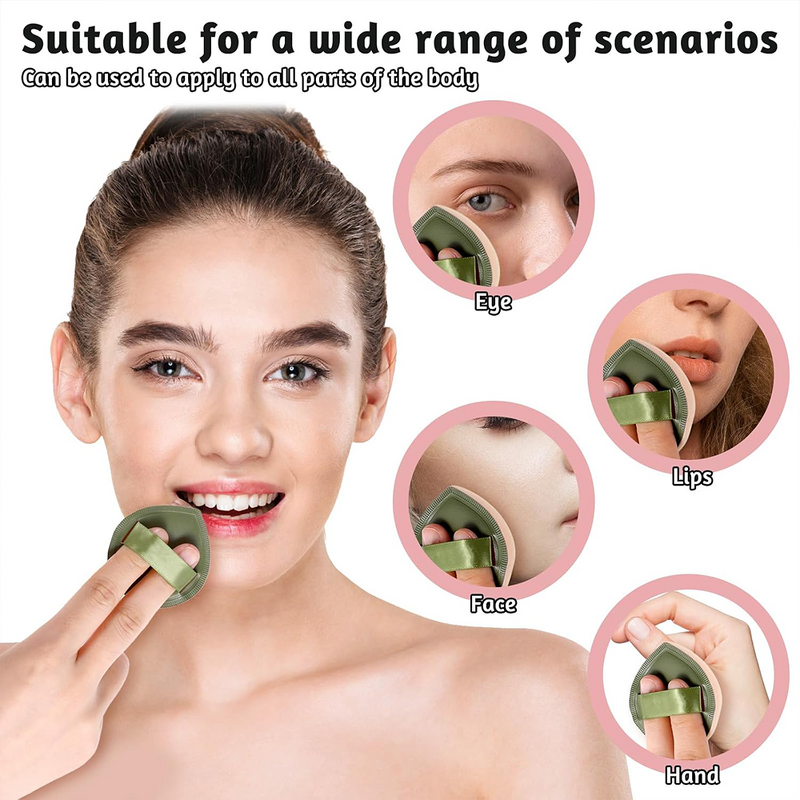 Makeup Sponge Manufacturer - Customized Powder Puff Loose Washable Soft Cotton with Plastic Box