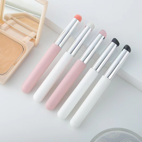 Nail Art Pen Manufacturer - Clear with Silicone Lip Brush Hypoallergenic Gradient Smudge Stick for Mirror Powder