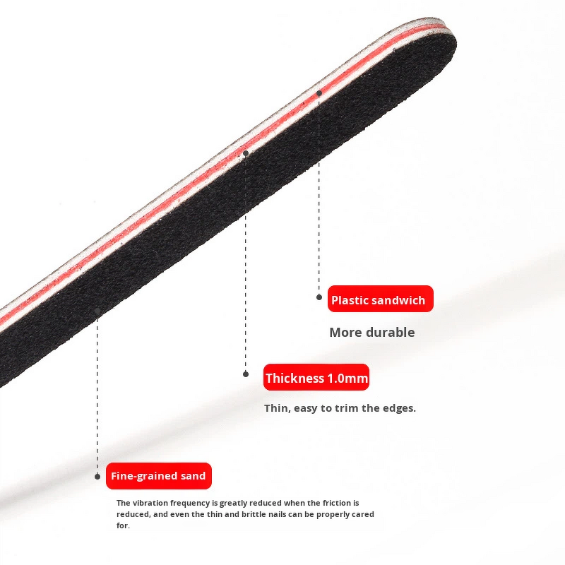 Nail File Manufacturer - Wholesale Black Double Sided EVA Sponge & Polishing Sanding Strip 100/180