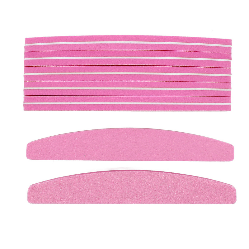 Nail File Manufacturer - Wholesale Half-Moon Sponge Sanding Double-Sided Coarse Fine Sand Sponge