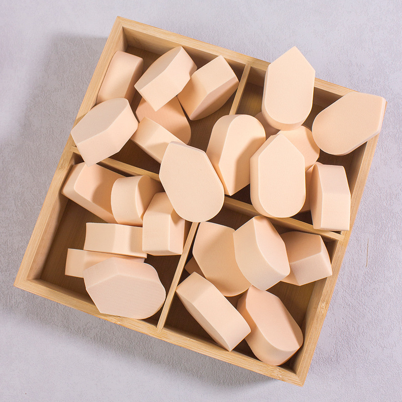 Makeup Sponge Manufacturer - Polygonal Ice Cube Puff Not Easy Absorb Dry Wet Loose Powder