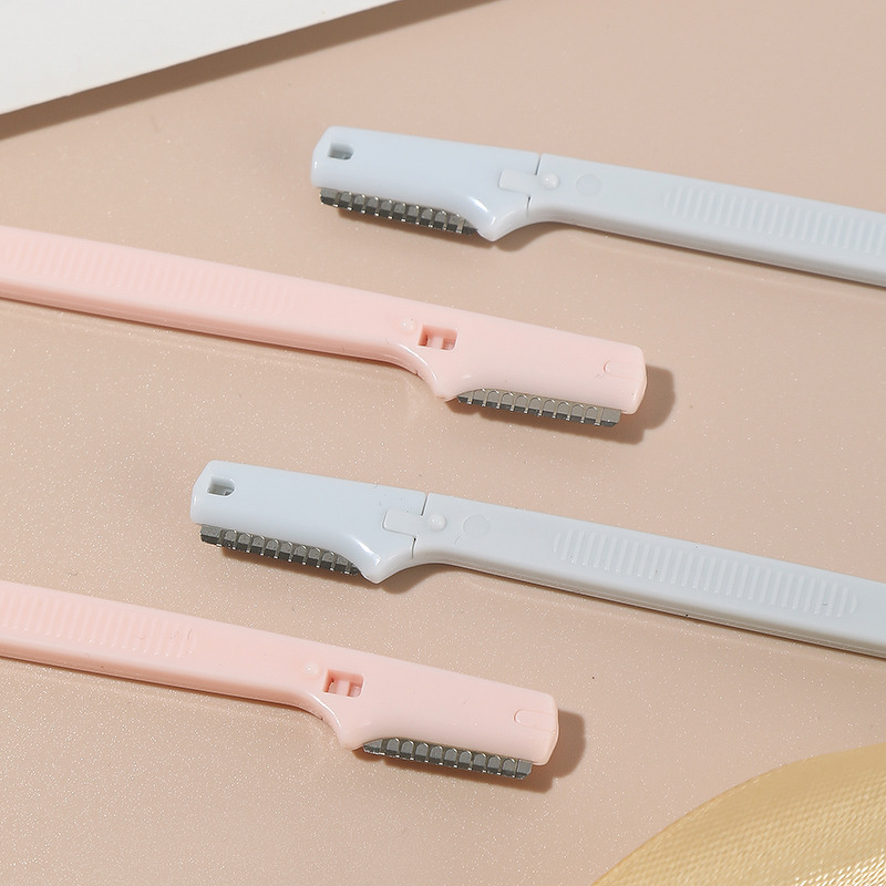 Eyebrow Razor Set Manufacturer - 2pcs Beginner Mini Safety Stainless Steel Tip Anti-Scratch Shaving Hair Removal