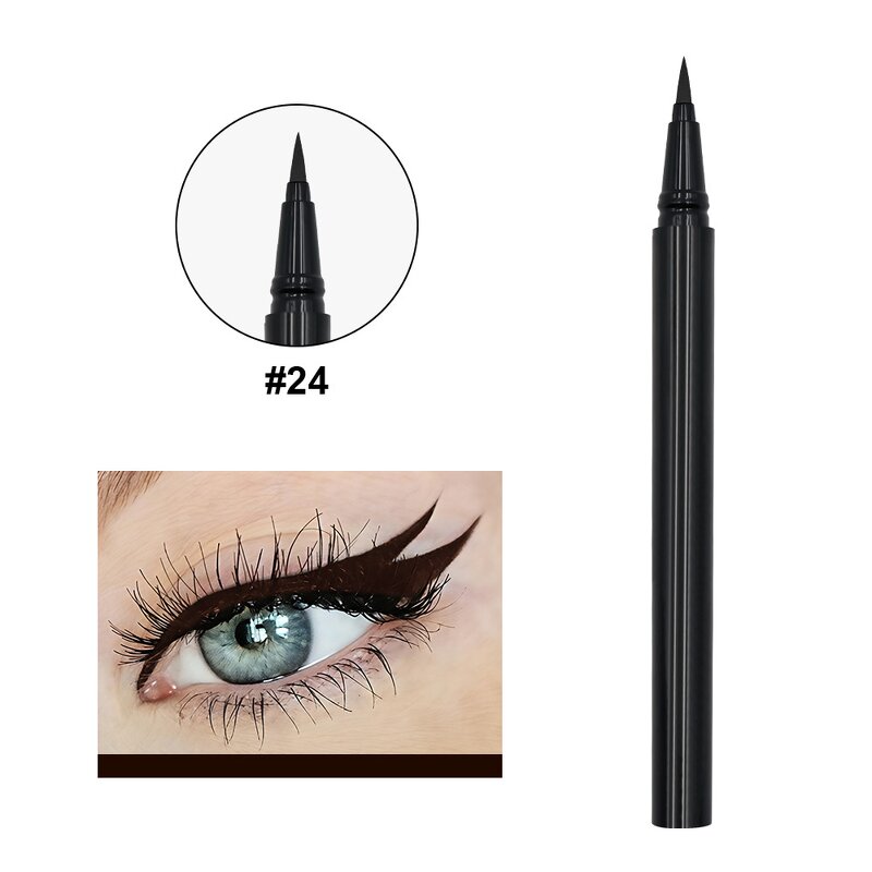 Liquid Eyeliner Manufacturer - High Quality Vegan Matte Private Label Logo Long Lasting Waterproof Eye Liner Pencil