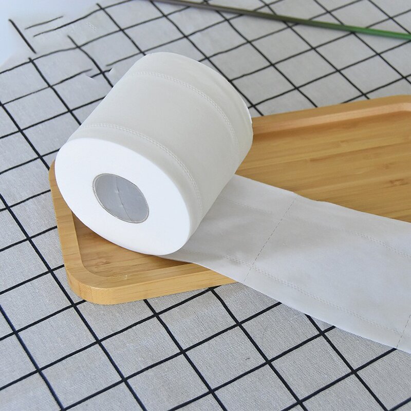 Toilet Tissue Roll Manufacturer - Wholesale Custom Logo Bathroom Core 2 Paper Roll 3 Ply Toilet Tissue