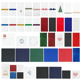 Airlaid Napkins Manufacturer - Custom Printed Modern 1/4 And1/6 Folded Wedding Banquet Disposable Cocktail Napkin