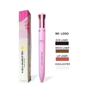 Makeup Pen Manufacturer - Beauty Versatile 4-in-1 Multicolor Eyebrow Eyeliner Highlight Lip Liner Pen