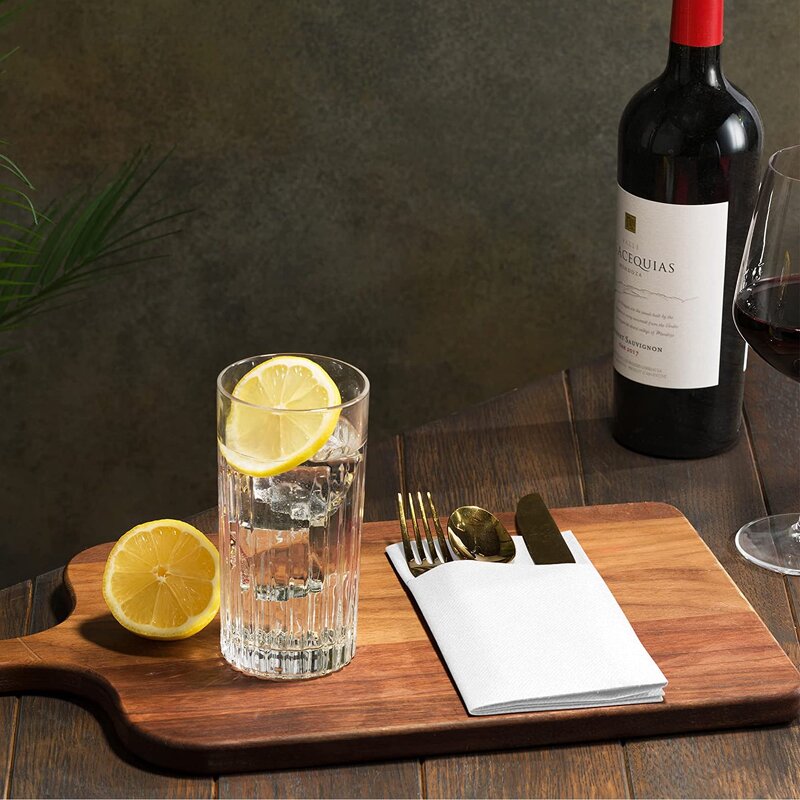 Airlaid Dinner Napkin Manufacturer - Quality Green 1ply 16.5 Inches Pocket Type Linen Feel Weeding Party Napkin