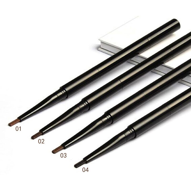 Eyebrow Pencil Manufacturer - Hot Selling Augenbrauenstift 3 in 1 with Spoolie Waterproof Microblading Pen