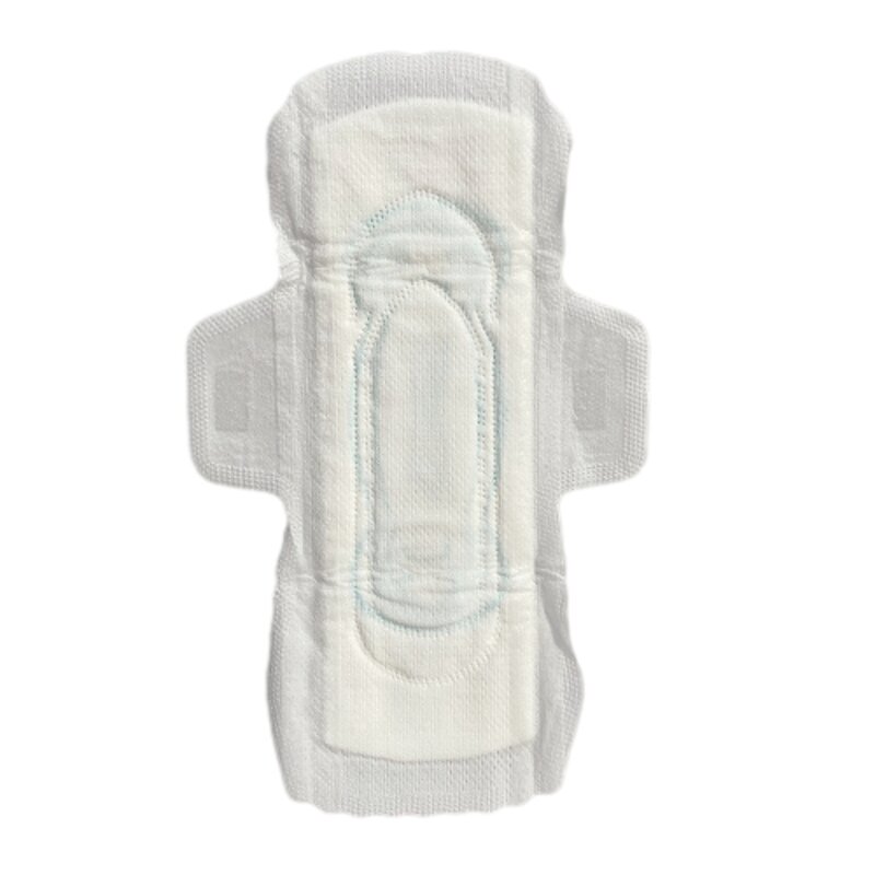 Sanitary Napkins Manufacturer - Dry PE Mesh Custom Blue Printing Strip Cheap Breathable Pad for Ladies