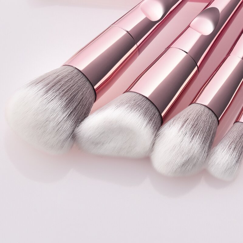 Makeup Brush Set Manufacturer - Wholesale 10 Pcs/set Luxury Professional Custom Logo High Quality Brushes Set with Bag