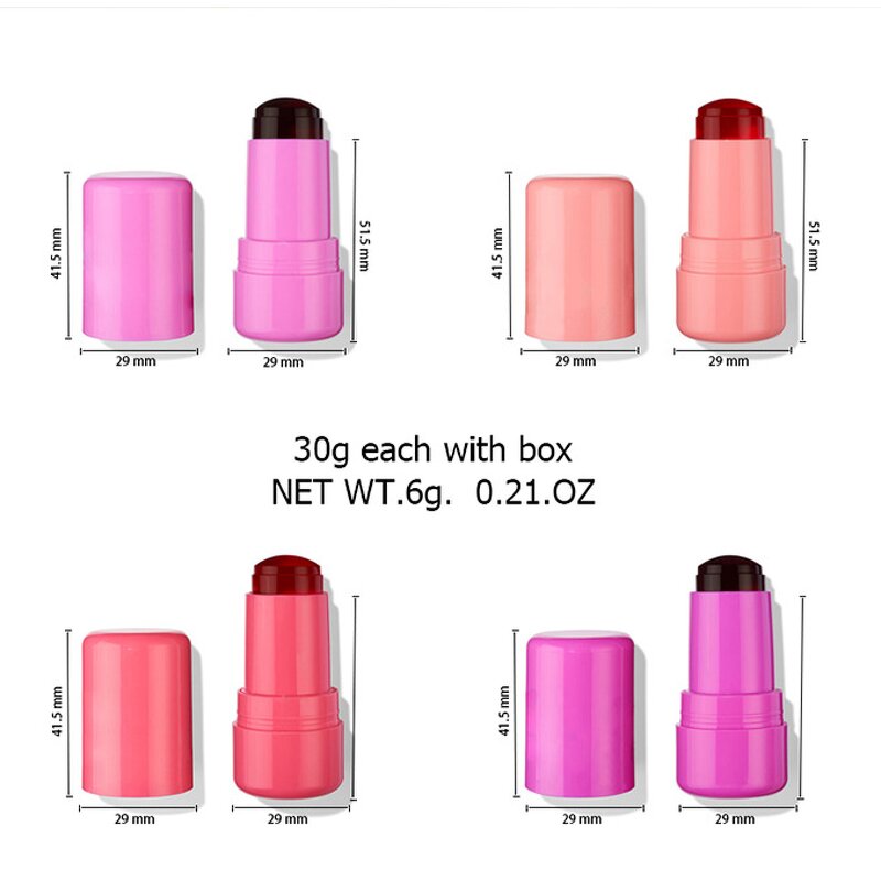 Jelly Tint Blush Manufacturer - Custom Vegan Free Sheer Lip Cheek Stain Long Lasting Lip Blush Jelly Tint Face Make up