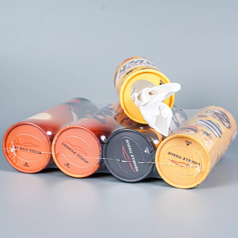 Car Tissue Canister Manufacturer - Wholesale Custom Halloween Ghost Print Auto Accessories Paper Towel Bucket