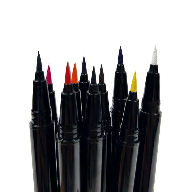 Liquid Eyeliner Manufacturer - Vegan Private Label Multi-color Waterproof Quick-dry Gel Custom Logo Colored Eyeliner