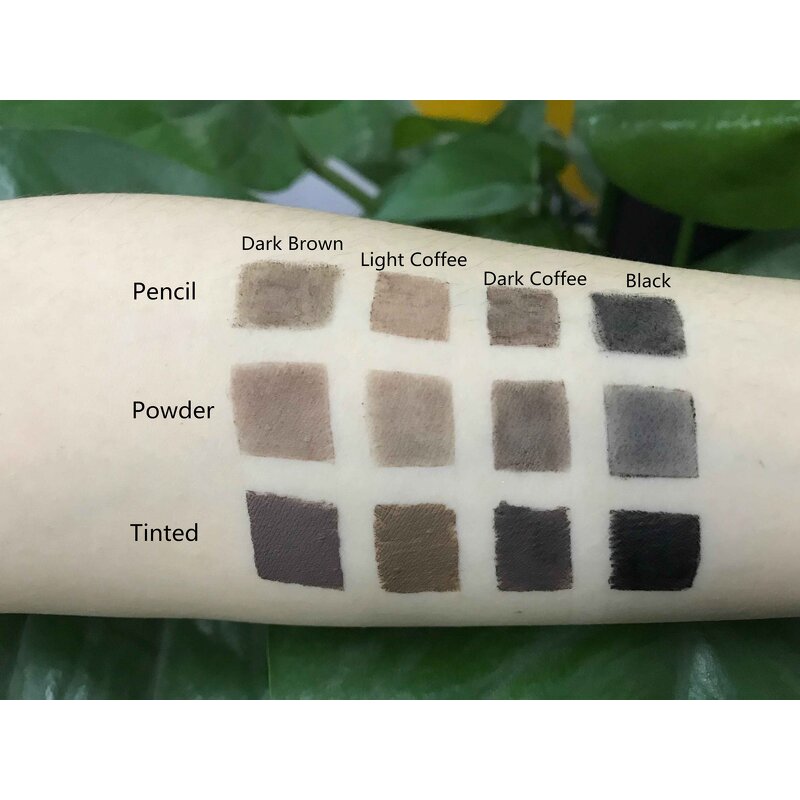 Eyebrow Pencil Manufacturer - Hot Selling Augenbrauenstift 3 in 1 with Spoolie Waterproof Microblading Pen