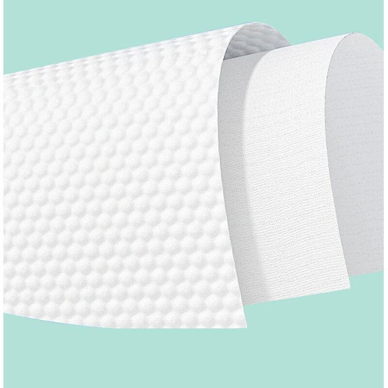 Rolled Cotton Towel Manufacturer - 80 Count 100% Cotton Disposable Facial Towel Roll Good Quality