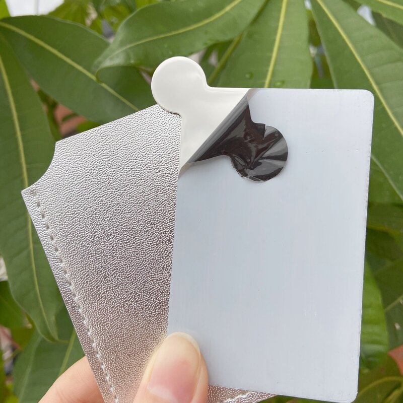 Pocket Makeup Mirror Manufacturer - Wholesale Stainless Steel Small Cute Cosmetic Rectangular Pocket Hand Mirror