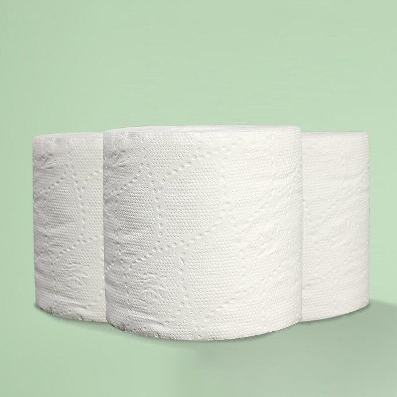 Toilet Tissue Roll Manufacturer - Embossing 3-5 Ply Ultra Soft Virgin Wood Pulp Core Cheap Paper Roll
