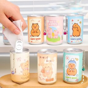 EDI Wet Wipes Manufacturer - High Quality Cute Design Tub Packaging Daily Facial and Hand Cleansing Wipes