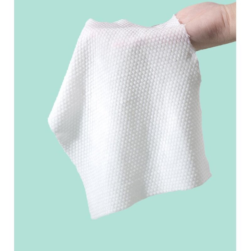 Rolled Cotton Towel Manufacturer - 80 Count 100% Cotton Disposable Facial Towel Roll Good Quality