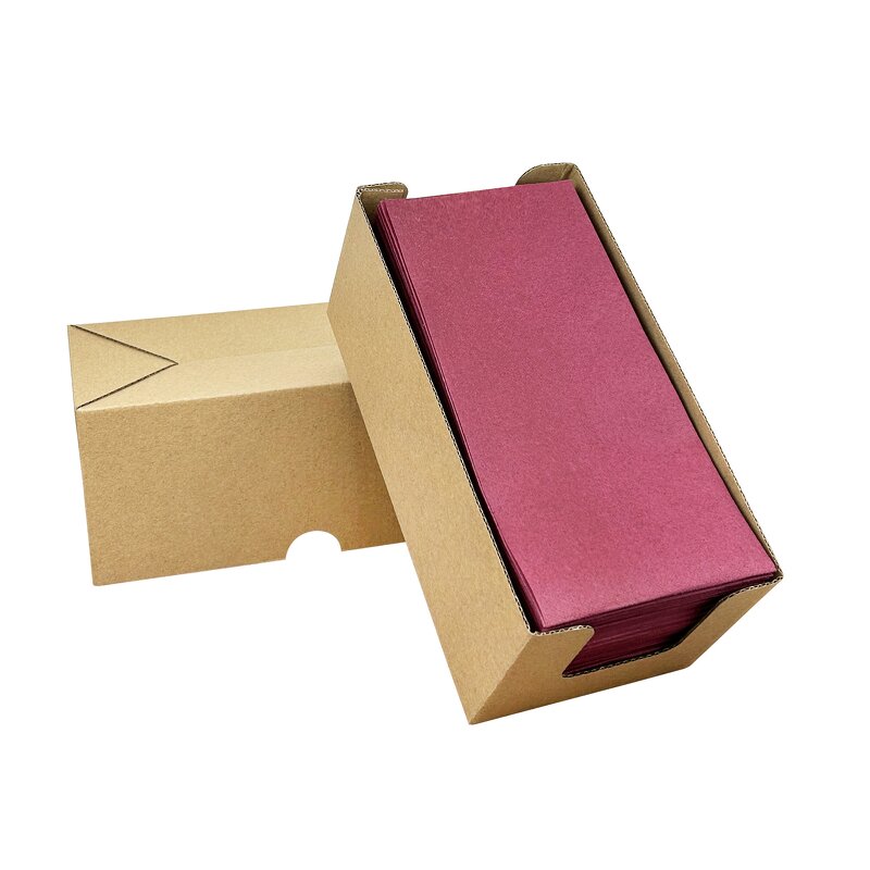 Disposable Dinner Napkins Manufacturer - Custom Printed Dust-Free Soft Airlaid 30*43cm Fold Napkins Restaurant Party