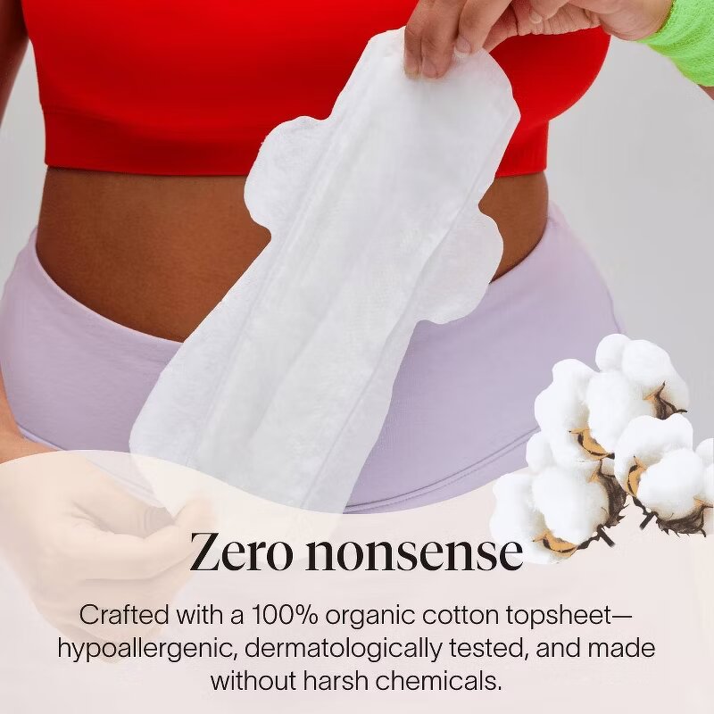 Sanitary Towels Manufacturer - Disposable Organic Cotton Pad for Women Personal Care