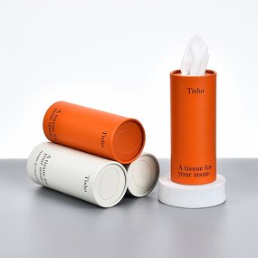 Cylinder Facial Tissue Box Manufacturer - OEM Car Home Office Travel Custom Logo Private Label Factory Direct Bulk Wholesale