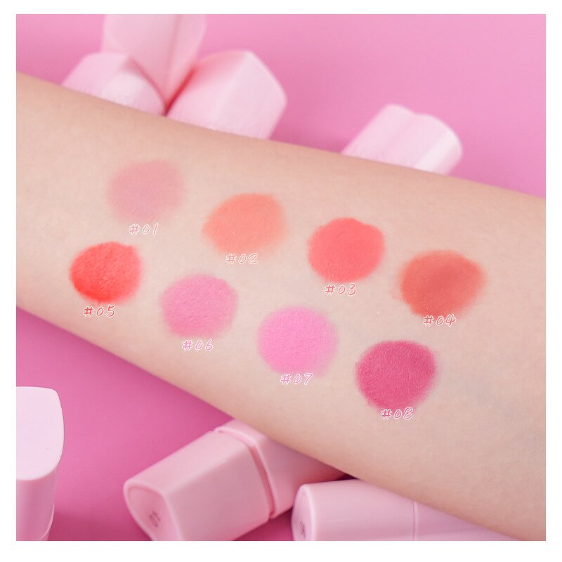 Cream Blush Stick Manufacturer - Customize Creamy Makeup Cheeks Personalized Face Tint Blusher with Logo Long Lasting Vegan Heart Shaped