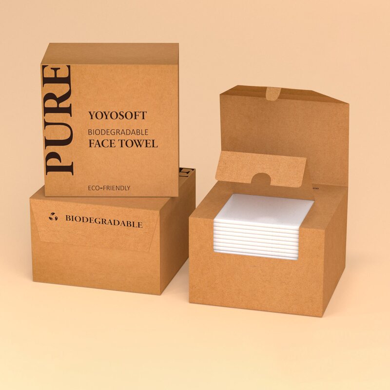 Disposable Facial Towel Manufacturer - OEM 100% Organic Soft Cotton Hand Face Wash Cleaning Tissue Salon Spa Makeup Towel