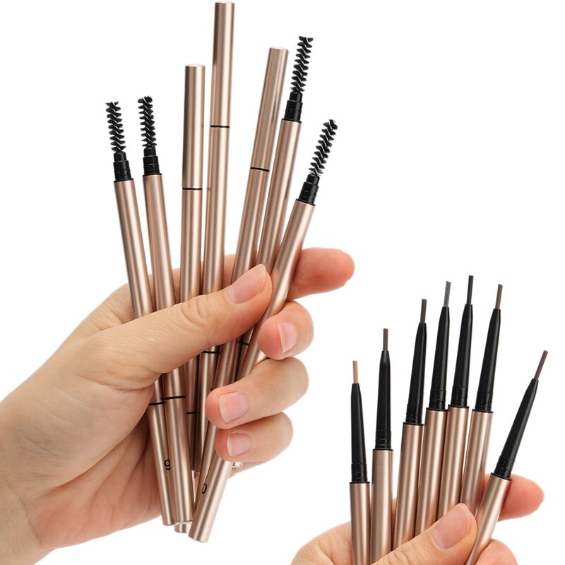 Eyebrow Pencil Manufacturer - Hot Sale Crayon a Sourcil Custom Creamy Waterproof Eyebrow Pen